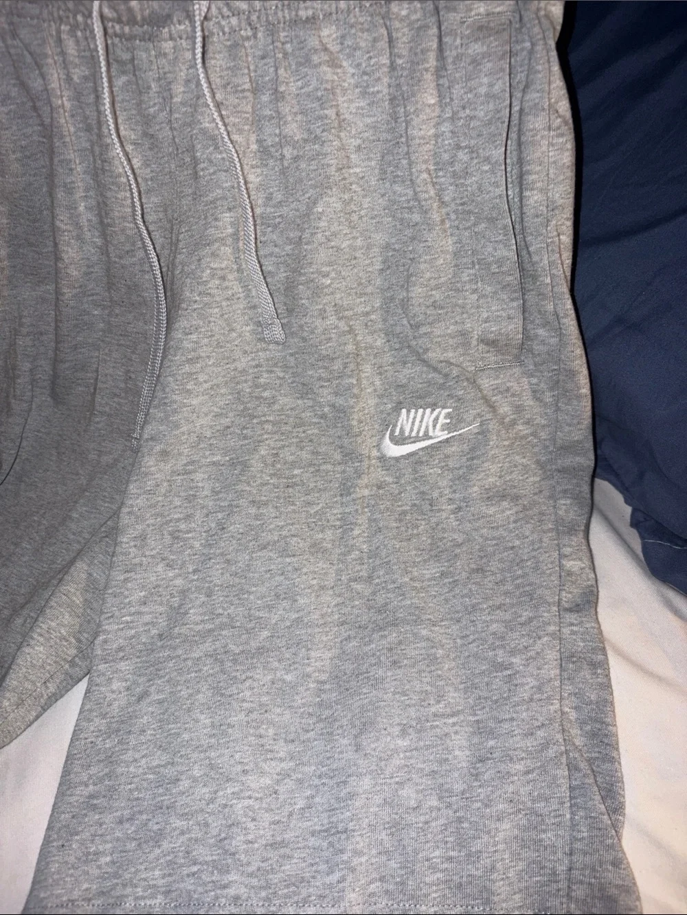 Nike Men’s Gray Athletic Drawstring Shorts